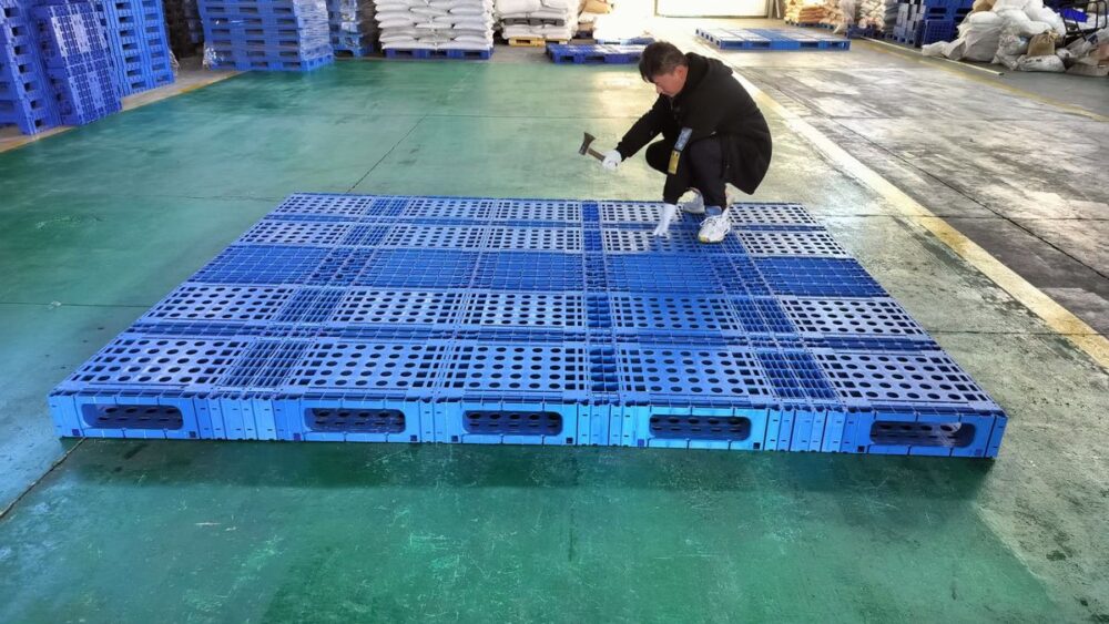 پالت پلاستیکی سنگین صنعتی 1500kg