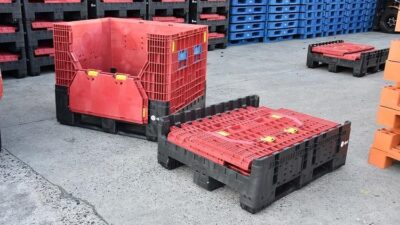 پالت پلاستیکی دو جداره 120×100 سنگین